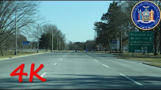 ⁴ᴷ New York State Office Complex Loop clockwiseinner loop 4K VIDEO [upl. by Kaela77]