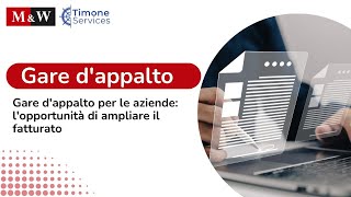 Gare dappalto per le aziende lopportunità di ampliare il fatturato [upl. by Inele680]