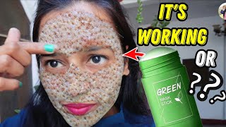 Green Mask Stick  Does This Green Mask Work I Tried Green Mask And Shocked 😳  Viral Video [upl. by Little]