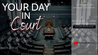 SANGRE GRANDE SDA LIVE STREAMYOUR DAY IN COURT Wednesday 102021 [upl. by Enamrahs]