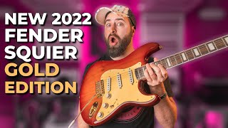 SUPERB  New 2022 Fender Squier 40th Anniversary Gold Edition Guitar [upl. by Revlis]