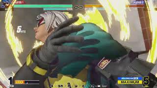 KOFXV  krohnen death combo [upl. by Brader]