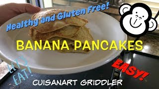 RV Cooking  Quick and Easy Banana Pancakes on the Cuisanart Griddler [upl. by Neeroc]