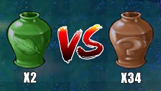 Random Vasebreaker Challenge 2 Plant vs 34 Random Vases Who Will Win PVZ Hybrid Challenge [upl. by Telrahc]