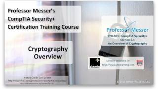 Cryptography Overview  CompTIA Security SY0301 61 [upl. by Catarina287]