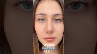 Claro Optimus 🩵 Bondi Mavisilens renklilens clarolens beauty makeup lens lashes renklilens [upl. by Spector]