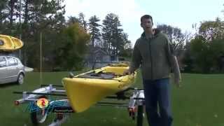 Yakima Rack and Roll Kayak Trailer [upl. by Magulac]