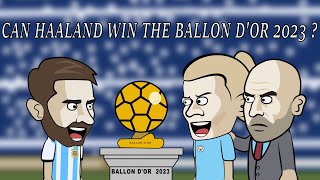 BALLON DOR RAP BATTLE 2023 Feat Messi Haaland [upl. by Ambros]