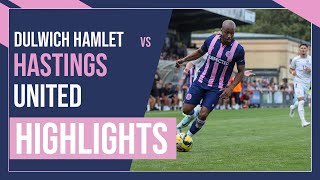 HAMLET HIGHLIGHTS Dulwich Hamlet vs Hastings United  Isthmian League Premier Division  19823 [upl. by Nitniuq796]