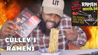 CULLEYS WORLDS HOTTEST RAMEN CAROLINA REAPER RAMEN NOODLES [upl. by Remo]