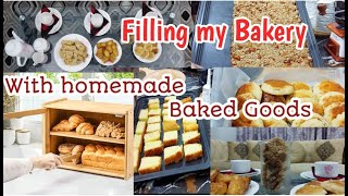 Filling my Mini Bakery Box with Homemade Baked Goods Batch Baking for the Week Baking Recipes [upl. by Fortunia]