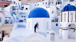 Elopement in Greece  Santorini and Crete  Adventure Weddings Films [upl. by Nertie44]