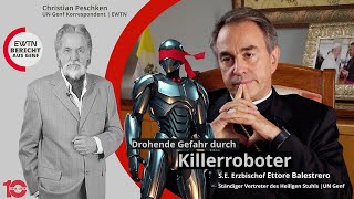 Bericht aus Genf  Die drohende Problematik der Killerroboter [upl. by Aillicec]