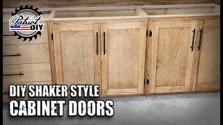 How To Build DIY Shaker Style Cabinet Doors [upl. by Garris957]