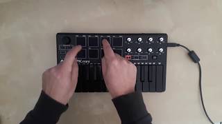 Coolio  Gangstas Paradise cover Akai MPK mini [upl. by Shriver889]