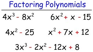 How To Factor Polynomials The Easy Way [upl. by Esahc]