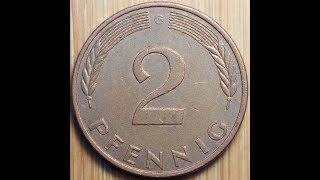 2 Pfennig 1982 Bundesrepublik Deutschland G [upl. by Nuaj]