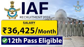 🤩️‍🔥️‍🔥 जबरदस्त मौका  AIRFORCE CLERK VACANCY 2024  12TH PASS  PERMANENT GOVT JOB [upl. by Terrene]