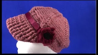 Gorra con vicera tejida  crochet hat [upl. by Doykos]