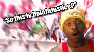 ABOVE BELOW hololive English Justice Debut Song Kexis Reaction [upl. by Yarod]