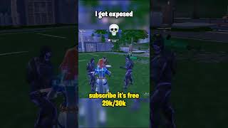 I Got Exposed 💀 fortnite fortniteshorts [upl. by Langill]