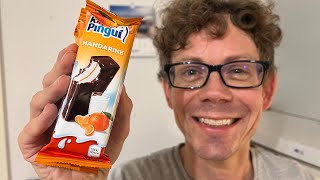 Kinder Pingui Mandarine im Test  So schmeckt es [upl. by Aufa]