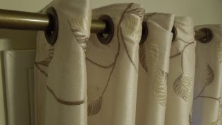 Sewing Grommets Snaps for DraperyCurtains Tutorial [upl. by Carver]