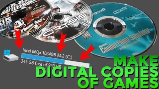 How to Make Digital Copies backups of PC Games from CDDVDs [upl. by Mauchi]