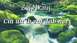 Cia Ua Ib Zaj Dab Neeg Karaoke🎤Lets make an old story  HTS Channel [upl. by Ivie]