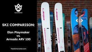 Ski Comparison Armada ARV 100 vs Elan Playmaker 101 [upl. by Theis228]