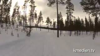 Helmkamera Ski Langlauf in Finnland [upl. by Ariik]