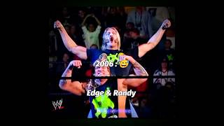 Edge and Randy Orton Then vs Now 🥹💯 Edit  Randy Orton amp Edge 2006 vs 2020 wwe thenvsnow shorts [upl. by Masry]