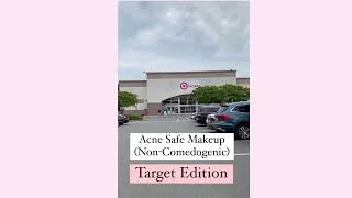 BEST Target Acne Friendly Makeup  Non Comedogenic Foundation Concealer [upl. by Talia776]