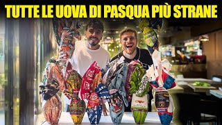 PROVIAMO LE UOVA DI PASQUA PIÙ STRANE DEL SUPERMERCATO  NON CI CREDO ABBIAMO L’UOVO DI MARE FUORI [upl. by Rosalia763]