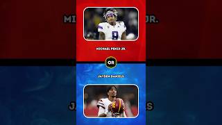 MIchael Penix Jr or Jayden Daniels shorts wouldyourather nfl [upl. by Gustave]