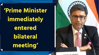 Foreign Secretary Vikram Misri shared information about PM Modis busy schedule on US visit [upl. by Shu]