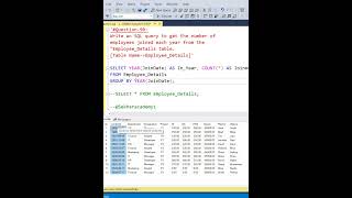 SQL Interview Question 90  sql mysql oracle interview shorts reels coding SekharAcademy1 [upl. by Bobina]