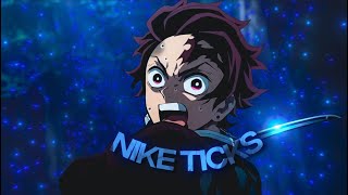 4K Demon Slayer 「AMVEdit」Nike Ticks [upl. by Atirhs]