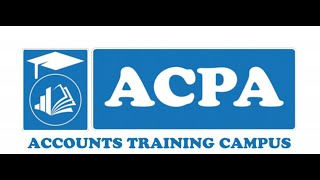 ACPA ACCOUNTS TRAINING CAMPUS [upl. by Ellivro]