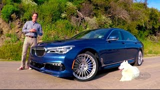 2017 BMW Alpina B7 FIRST DRIVE REVIEW – A less perfect amp brilliantly bonkers tuner car 2 of 2 [upl. by Orabelle]