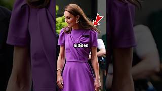 Hidden Meaning Behind Catherine’s Dress at Her Surprise Wimbledon Appearance shorts catherine [upl. by Eivla]