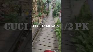 Cuci AC LG 12 PK airconditioner serviceacmurah video videoviral samarinda serviceacbergaransi [upl. by Ycart2]