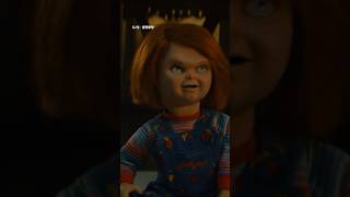 Once hes in your life Chucky is never leaving your side 😅 ChuckySeason3 SYFY [upl. by Arehs]