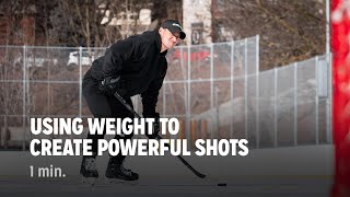 Using Weight To Create Powerful Shots [upl. by Bluma]