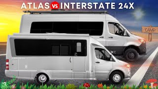 Airstream Atlas vs Interstate 24X 2023 Touring Coaches [upl. by Miller376]