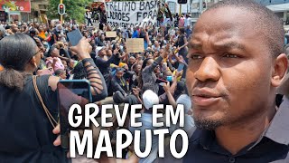 ULTIMA HORA GREVE EM MOÇAMBIQUE quotMAPUTOquot [upl. by Hgalehs143]