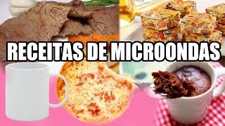 RECEITAS FÁCEIS DE MICROONDAS [upl. by Dijam]