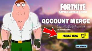 HOW TO MERGE FORTNITE ACCOUNTS SEASON 1 [upl. by Schnur984]