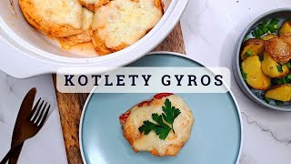 KOTLETY GYROS 🧡🧡🧡 najpyszniejszy obiad z piersi kurczaka [upl. by Ulah]