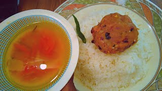 Eating Potato Mix Vorta With Rice And Dal Best Bengali Meal মিমিসিংয়ের জাম আলুর ভর্তা [upl. by Von]